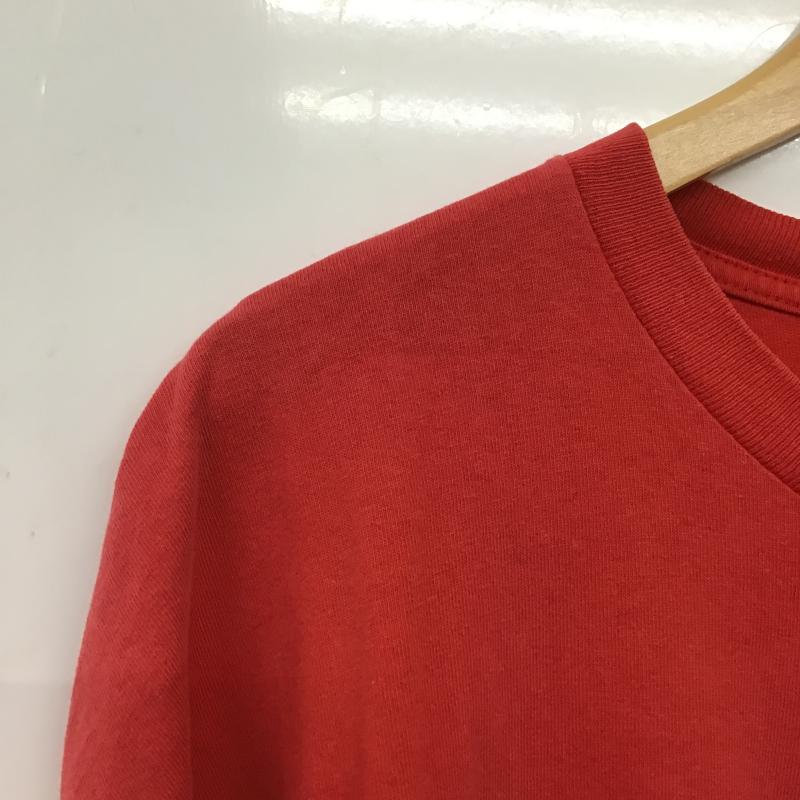 マジェスティック MAJESTIC Tシャツ 半袖 半袖カットソー プリントTシャツ クルーネックカットソー XL プリント 赤 / レッド / red メンズ USED 古着 中古 10161273