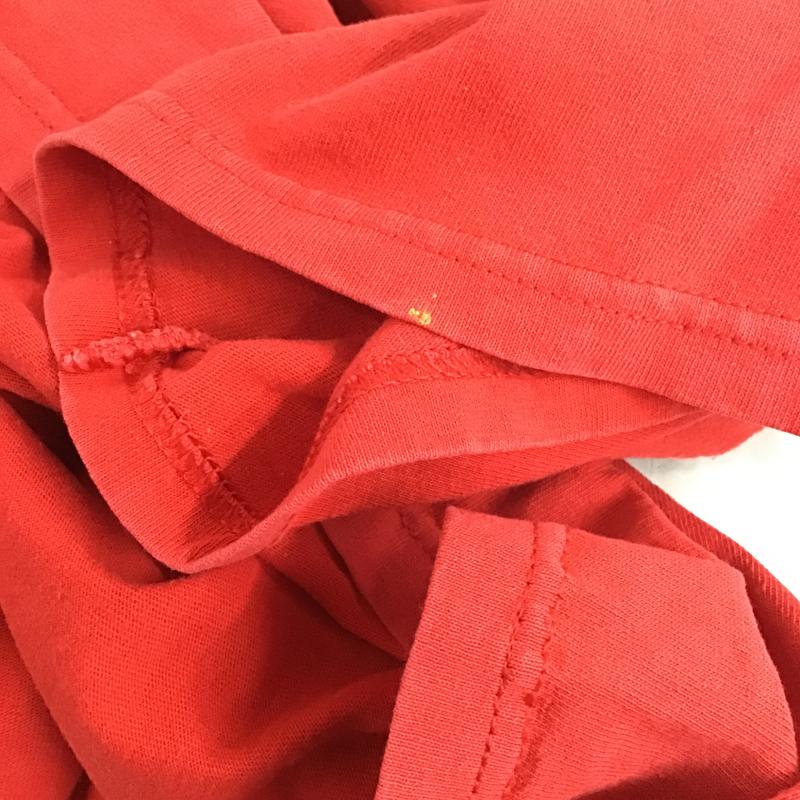マジェスティック MAJESTIC Tシャツ 半袖 半袖カットソー プリントTシャツ クルーネックカットソー XL プリント 赤 / レッド / red メンズ USED 古着 中古 10161273