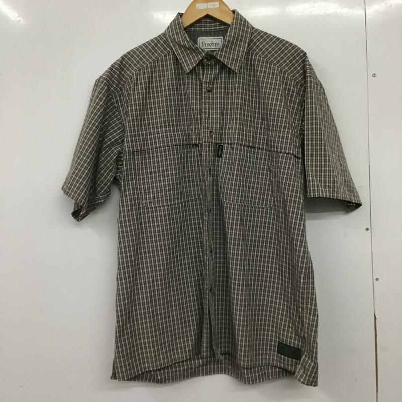 フォックスファイヤー FOXFIRE シャツ、ブラウス 半袖 半袖シャツ チェックシャツ カラーシャツ M チェック マルチカラー / マルチカラー / multicolor メンズ USED 古着 中古 10161274