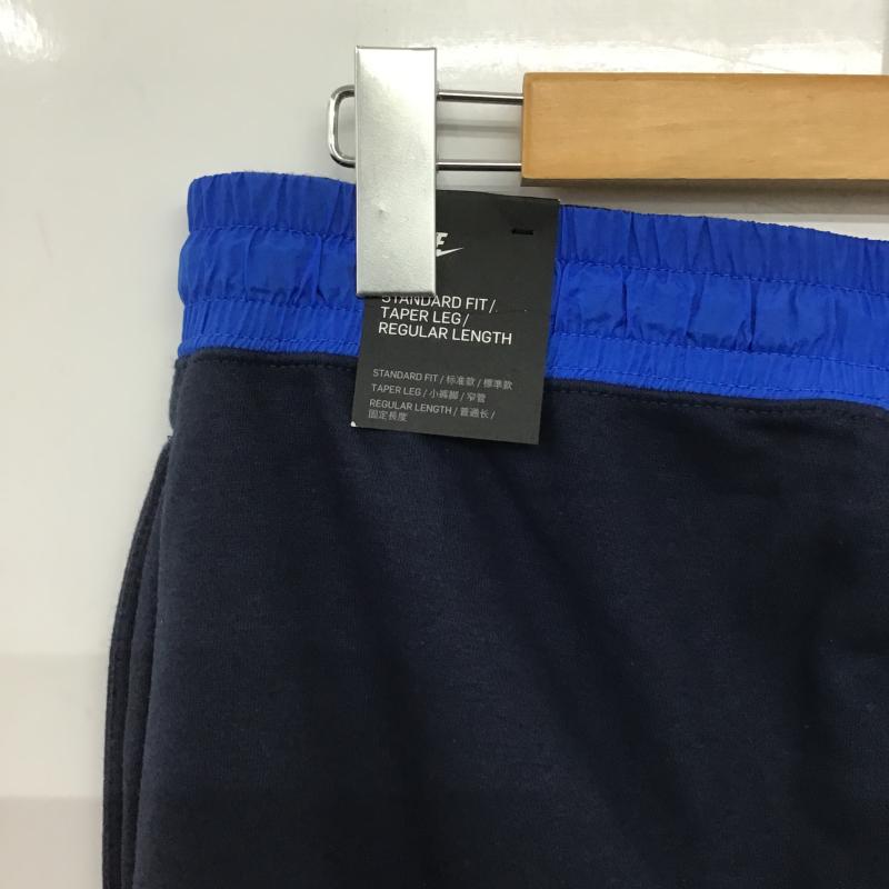 ナイキ NIKE パンツ ワークパンツ、ペインターパンツ スウェットパンツ ワイドパンツ カジュアルパンツ M ロゴ、文字 青 / ブルー / blue メンズ USED 古着 中古 10161275