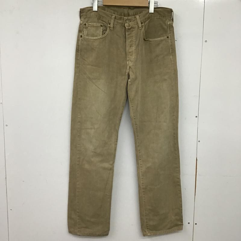 リーバイストラウスアンドコー Levi Strauss & co. パンツ デニム、ジーンズ デニムパンツ ワイドパンツ カジュアルパンツ 32インチ 無地 ベージュ / ベージュ / beige メンズ USED 古着 中古 10161276