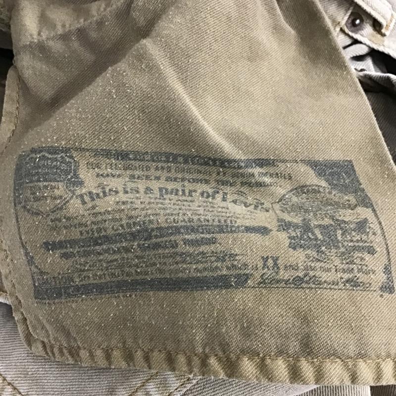リーバイストラウスアンドコー Levi Strauss & co. パンツ デニム、ジーンズ デニムパンツ ワイドパンツ カジュアルパンツ 32インチ 無地 ベージュ / ベージュ / beige メンズ USED 古着 中古 10161276