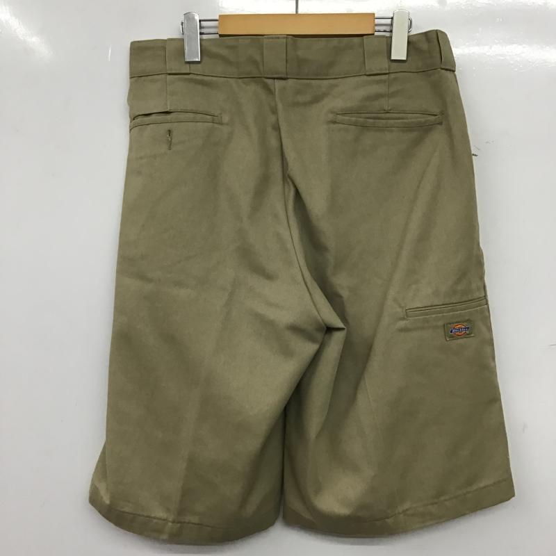 ディッキーズ Dickies パンツ ショートパンツ ショートパンツ ハーフパンツ カジュアルパンツ 32インチ ロゴ、文字 ベージュ / ベージュ / beige メンズ USED 古着 中古 10161278