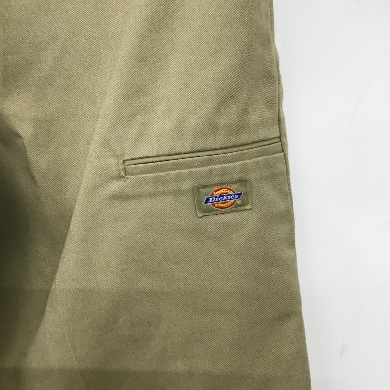 ディッキーズ Dickies パンツ ショートパンツ ショートパンツ ハーフパンツ カジュアルパンツ 32インチ ロゴ、文字 ベージュ / ベージュ / beige メンズ USED 古着 中古 10161278