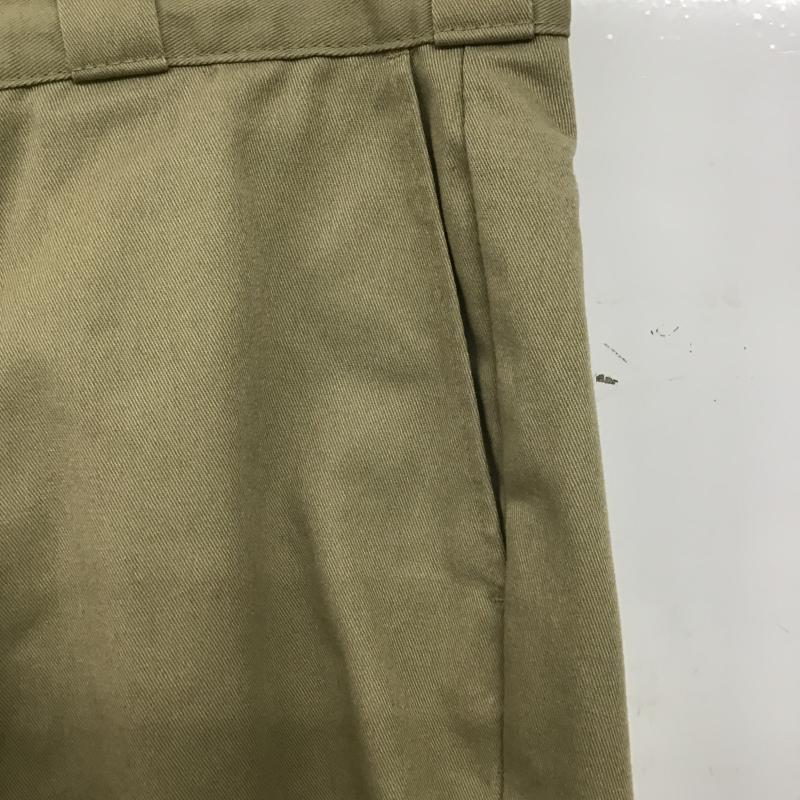 ディッキーズ Dickies パンツ ショートパンツ ショートパンツ ハーフパンツ カジュアルパンツ 32インチ ロゴ、文字 ベージュ / ベージュ / beige メンズ USED 古着 中古 10161278