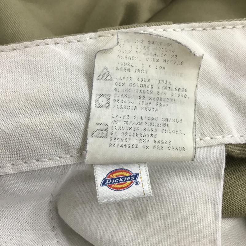 ディッキーズ Dickies パンツ ショートパンツ ショートパンツ ハーフパンツ カジュアルパンツ 32インチ ロゴ、文字 ベージュ / ベージュ / beige メンズ USED 古着 中古 10161278