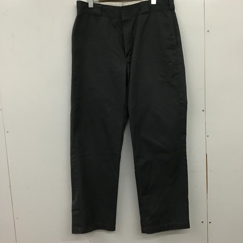 ディッキーズ Dickies パンツ ワークパンツ、ペインターパンツ ワイドパンツ カジュアルパンツ ワークパンツ 34 無地 ダークグレー / ダークグレー / メンズ USED 古着 中古 10161280