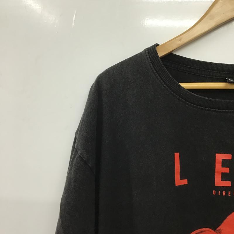 古着 USED Tシャツ 半袖 半袖カットソー プリントTシャツ クルーネックカットソー XL プリント 黒 / ブラック / black メンズ USED 古着 中古 10161281
