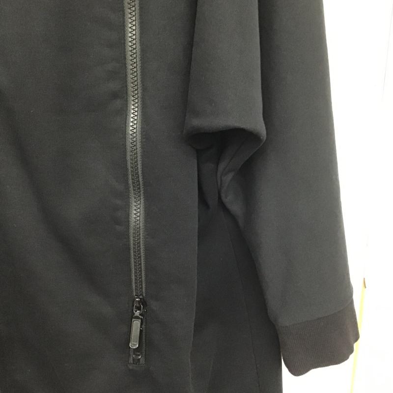 ノーアイディ NO ID. ジャケット、上着 ジャンパー、ブルゾン ジップアップジャケット アウター ノーカラージャケット ONE SIZE 無地 黒 / ブラック / black メンズ USED 古着 中古 10161286