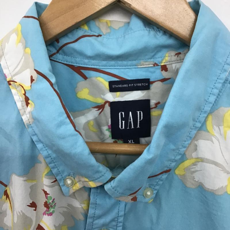 ギャップ GAP シャツ、ブラウス 半袖 半袖シャツ プリントシャツ ポケットシャツ XL プリント マルチカラー / マルチカラー / multicolor メンズ USED 古着 中古 10161287