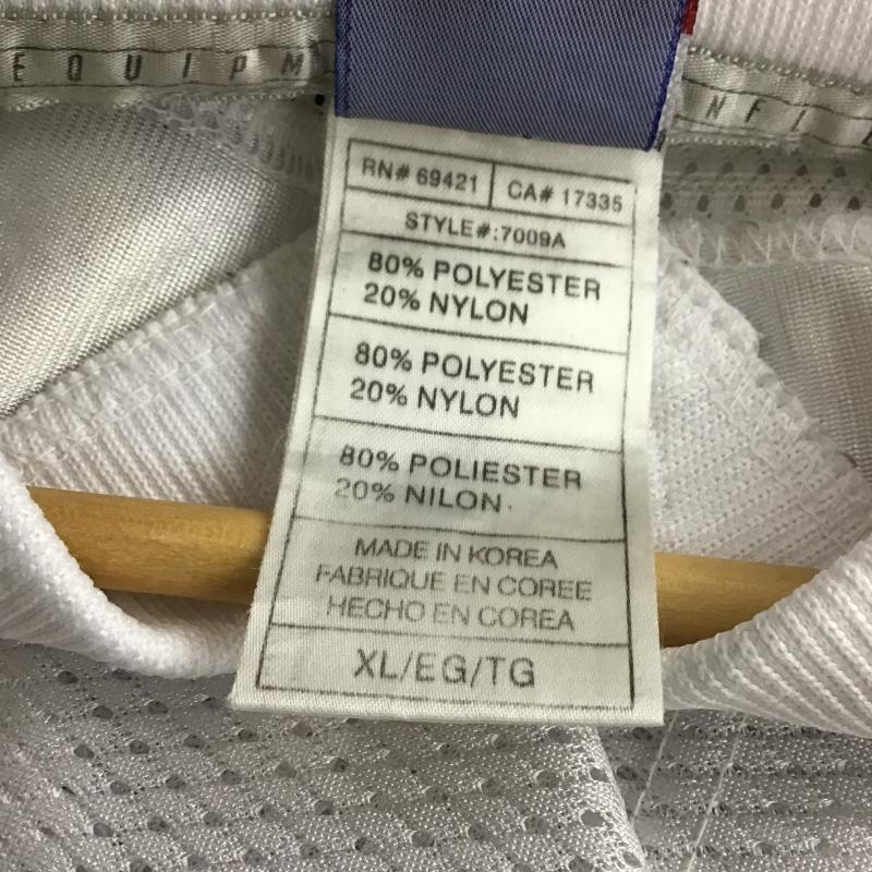 リーボック Reebok カットソー 半袖 半袖カットソー プリントTシャツ Vネックカットソー XL ロゴ、文字 白 / ホワイト / white メンズ USED 古着 中古 10161292