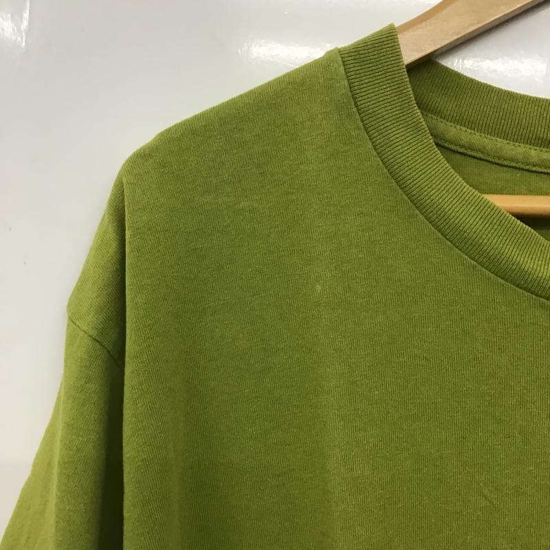 ボーンアンドレイズド BORN X RAISED Tシャツ 半袖 半袖カットソー プリントTシャツ クルーネックカットソー XL ロゴ、文字 薄緑 / ライトグリーン / メンズ USED 古着 中古 10161294