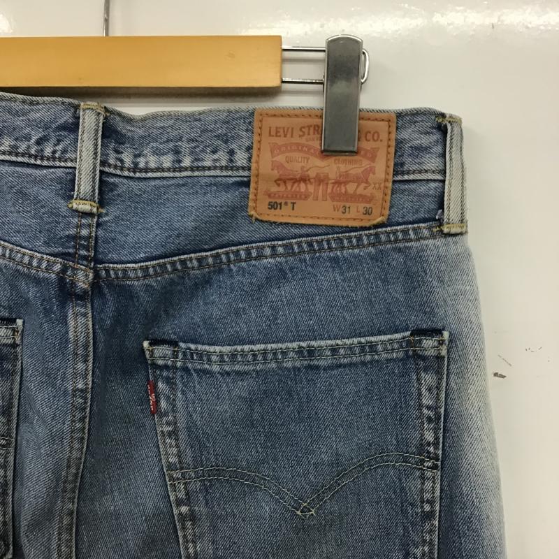 リーバイストラウスアンドコー Levi Strauss & co. パンツ デニム、ジーンズ デニムパンツ スリムパンツ カジュアルパンツ 31インチ ダメージ加工 インディゴ / インディゴ / Indigo メンズ USED 古着 中古 10161300