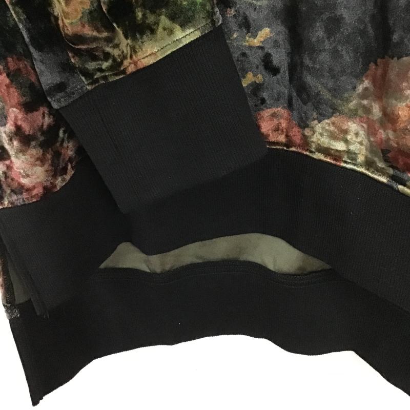 ノーアイディ NO ID. パーカー 長袖 長袖パーカー プルオーバーパーカー スウェット ONE SIZE プリント 黒 / ブラック / black メンズ USED 古着 中古 10161303