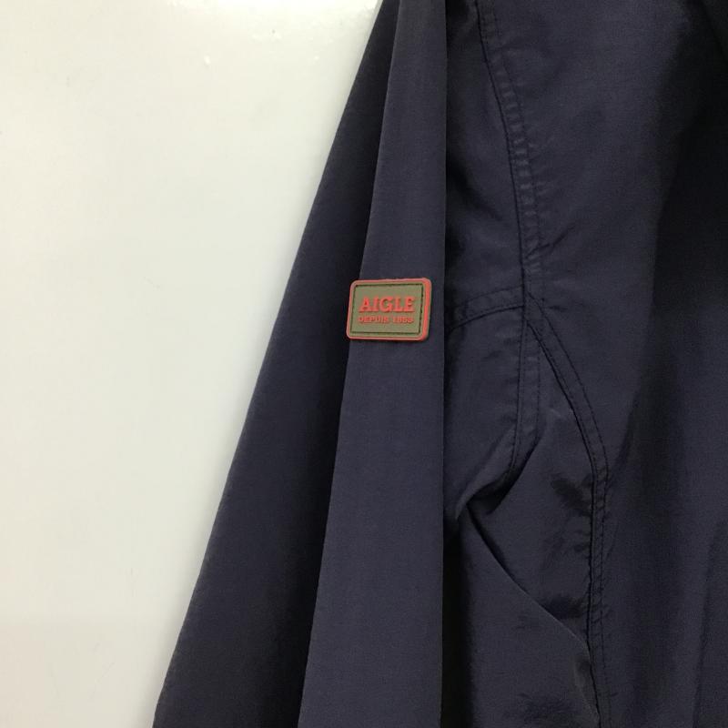 エーグル AIGLE ジャケット、上着 ジャンパー、ブルゾン ジップアップジャケット アウター ジップアップパーカー 38 無地 紺 / ネイビー / navy メンズ USED 古着 中古 10161310