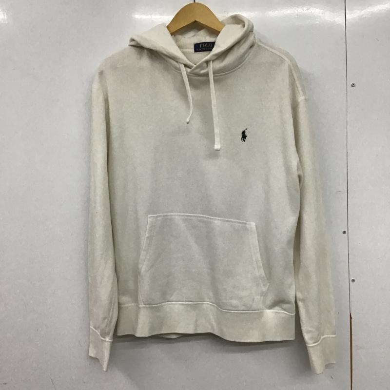 ポロラルフローレン POLO RALPH LAUREN パーカー 長袖 M ロゴ、文字 白 / ホワイト / white メンズ USED 古着 中古 10161313