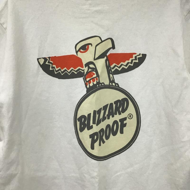 エディーバウアー Eddie Bauer Tシャツ 半袖 半袖カットソー プリントTシャツ クルーネックカットソー M プリント 白 / ホワイト / white メンズ USED 古着 中古 10161315