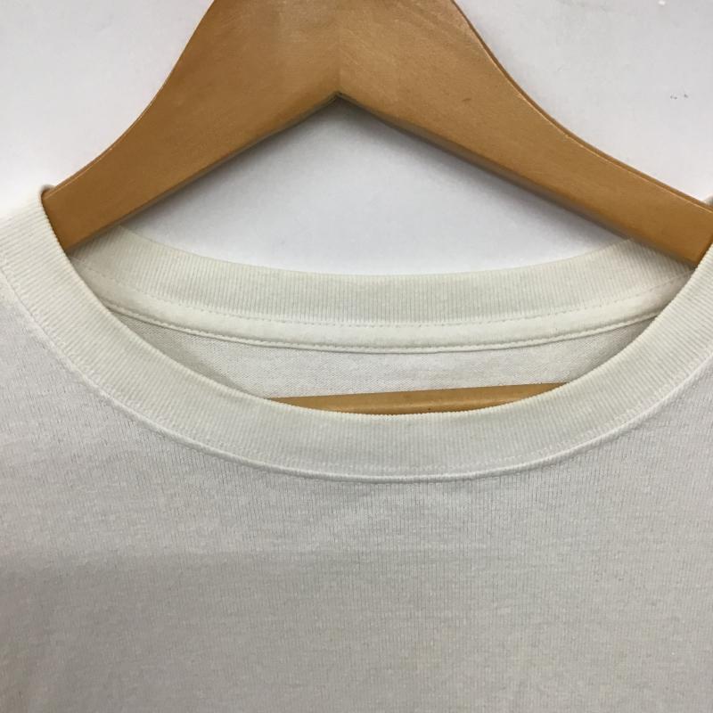 エディーバウアー Eddie Bauer Tシャツ 半袖 半袖カットソー プリントTシャツ クルーネックカットソー M プリント 白 / ホワイト / white メンズ USED 古着 中古 10161315