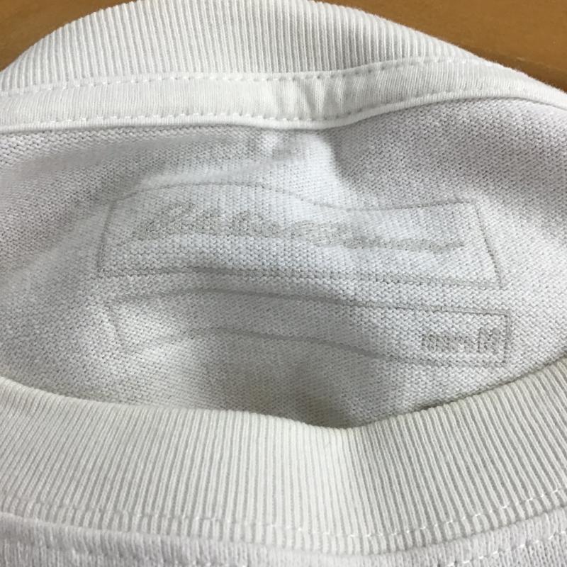 エディーバウアー Eddie Bauer Tシャツ 半袖 半袖カットソー プリントTシャツ クルーネックカットソー M プリント 白 / ホワイト / white メンズ USED 古着 中古 10161315