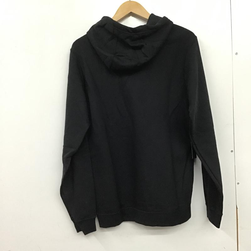 ナイキ NIKE パーカー 長袖 長袖パーカー プルオーバーパーカー スウェット M ロゴ、文字 黒 / ブラック / black メンズ USED 古着 中古 10161316