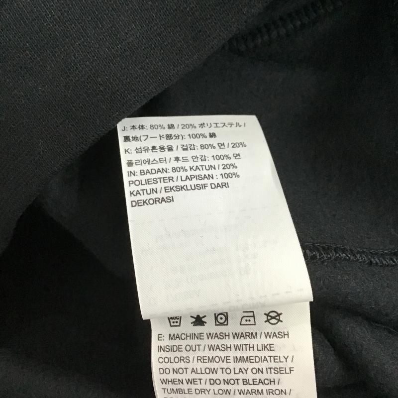 ナイキ NIKE パーカー 長袖 長袖パーカー プルオーバーパーカー スウェット M ロゴ、文字 黒 / ブラック / black メンズ USED 古着 中古 10161316