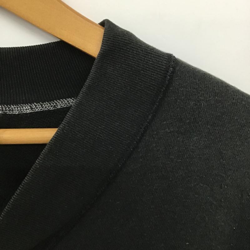 バーンズ BARNS カーディガン 長袖 長袖カーディガン 前ボタン L 無地 黒 / ブラック / black メンズ USED 古着 中古 10161317
