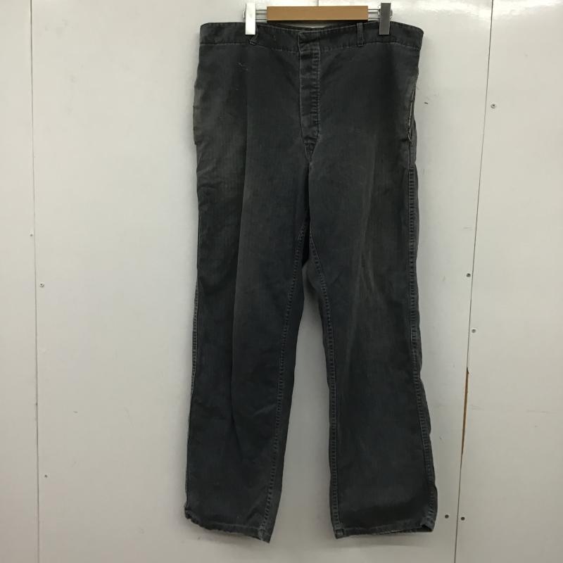 古着 USED パンツ ワークパンツ、ペインターパンツ ワークパンツ ワイドパンツ カジュアルパンツ 無地 ダークグレー / ダークグレー / メンズ USED 古着 中古 10161321
