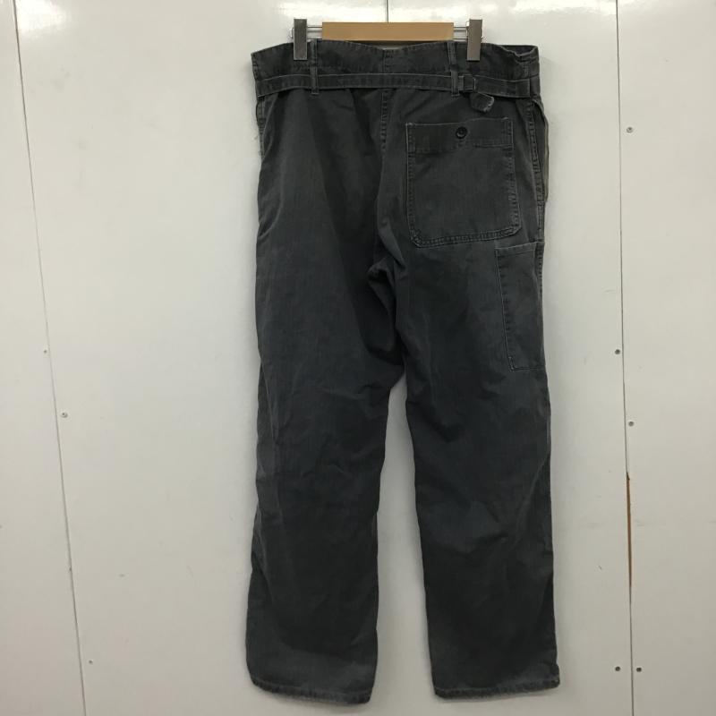 古着 USED パンツ ワークパンツ、ペインターパンツ ワークパンツ ワイドパンツ カジュアルパンツ 無地 ダークグレー / ダークグレー / メンズ USED 古着 中古 10161321
