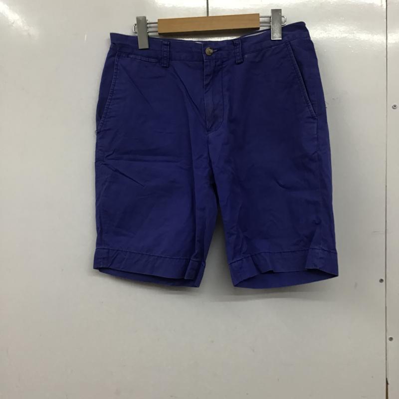 ポロバイラルフローレン Polo by RALPH LAUREN パンツ ショートパンツ ショートパンツ ハーフパンツ カジュアルパンツ 30インチ 無地 青 / ブルー / blue メンズ USED 古着 中古 10161323