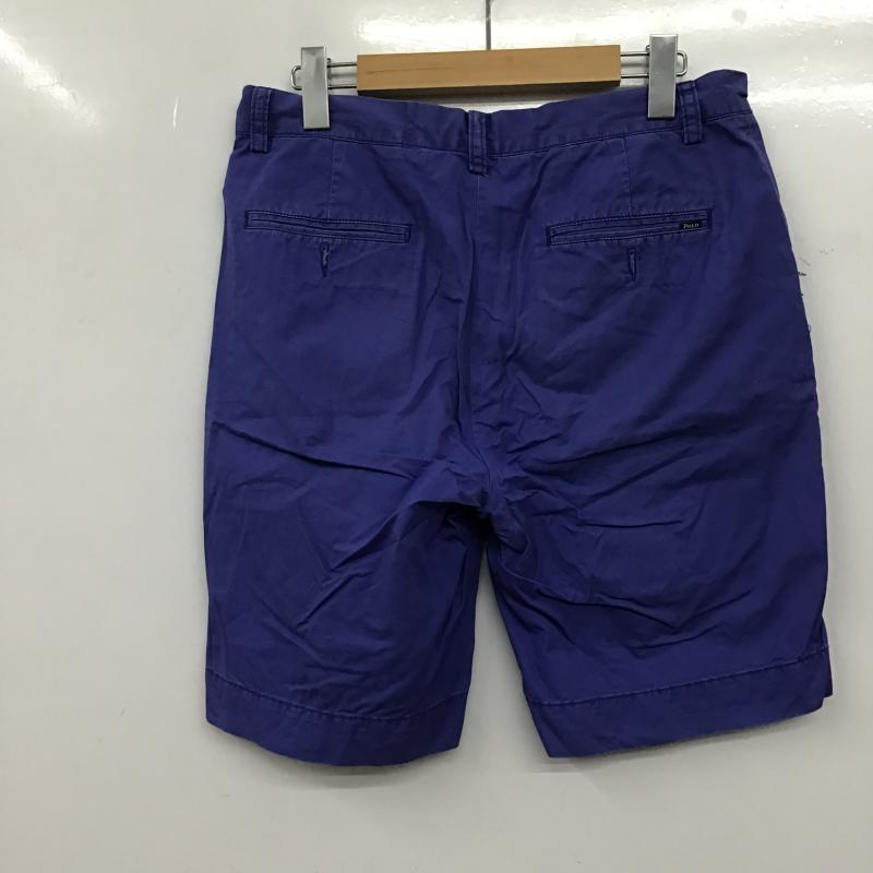 ポロバイラルフローレン Polo by RALPH LAUREN パンツ ショートパンツ ショートパンツ ハーフパンツ カジュアルパンツ 30インチ 無地 青 / ブルー / blue メンズ USED 古着 中古 10161323