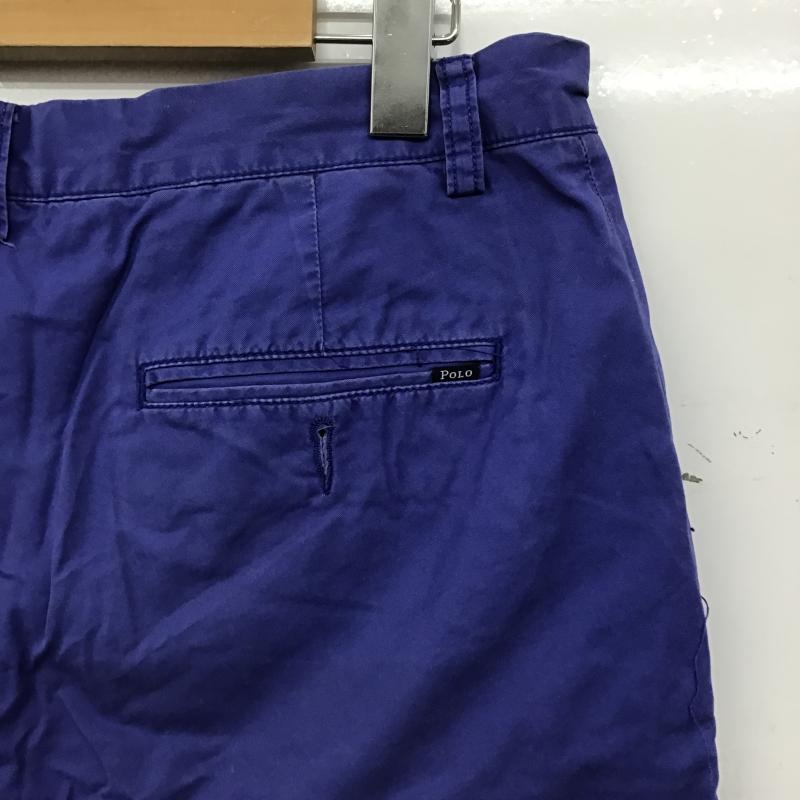 ポロバイラルフローレン Polo by RALPH LAUREN パンツ ショートパンツ ショートパンツ ハーフパンツ カジュアルパンツ 30インチ 無地 青 / ブルー / blue メンズ USED 古着 中古 10161323
