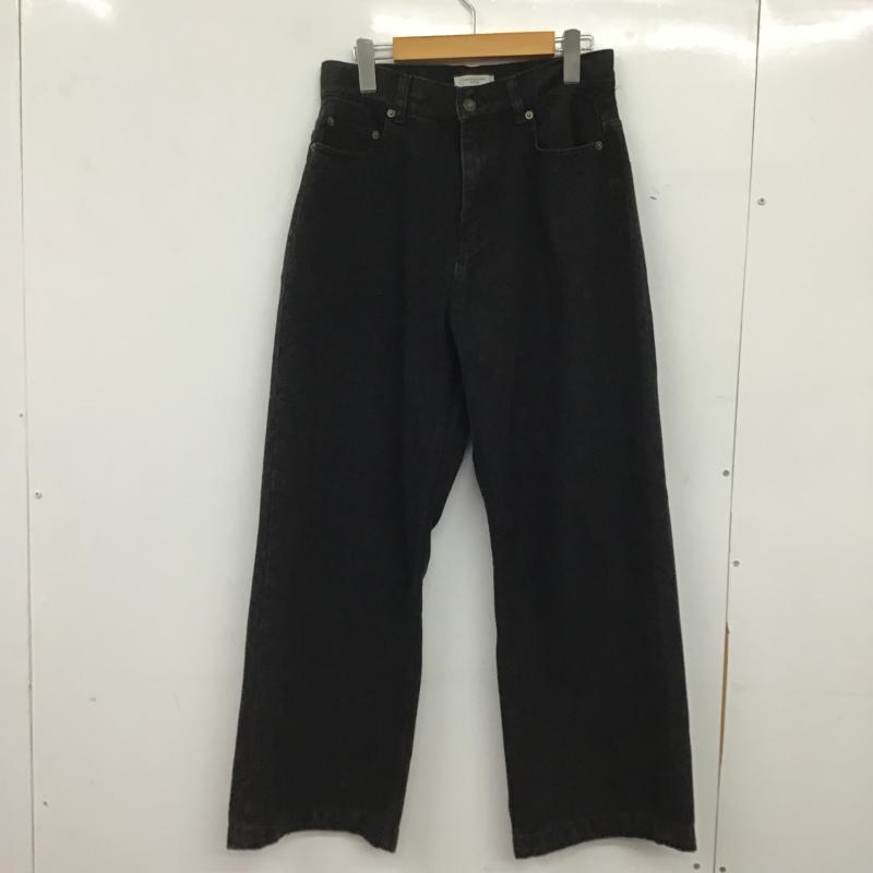 フリークスストア FREAK S STORE パンツ デニム、ジーンズ デニムパンツ ワイドパンツ カジュアルパンツ M 無地 黒 / ブラック / black メンズ USED 古着 中古 10161324