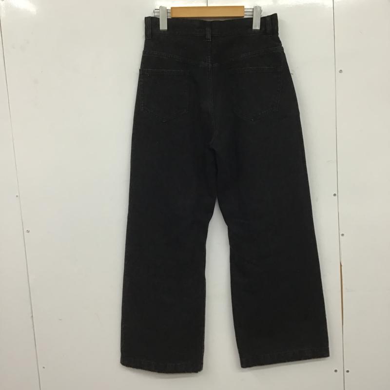 フリークスストア FREAK S STORE パンツ デニム、ジーンズ デニムパンツ ワイドパンツ カジュアルパンツ M 無地 黒 / ブラック / black メンズ USED 古着 中古 10161324