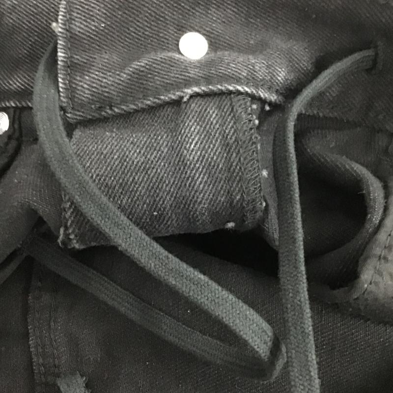 フリークスストア FREAK S STORE パンツ デニム、ジーンズ デニムパンツ ワイドパンツ カジュアルパンツ M 無地 黒 / ブラック / black メンズ USED 古着 中古 10161324