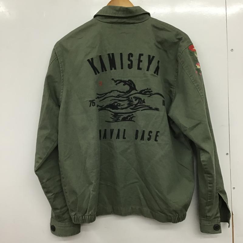 ザラメン ZARA MAN ジャケット、上着 ジャンパー、ブルゾン ジップアップジャケット アウター M 刺繍 カーキ / カーキ / khaki メンズ USED 古着 中古 10161329