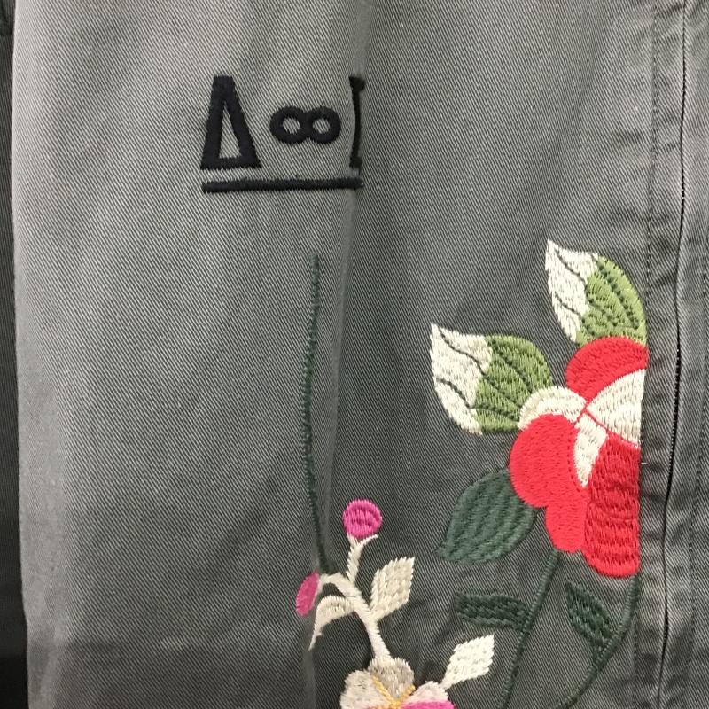 ザラメン ZARA MAN ジャケット、上着 ジャンパー、ブルゾン ジップアップジャケット アウター M 刺繍 カーキ / カーキ / khaki メンズ USED 古着 中古 10161329