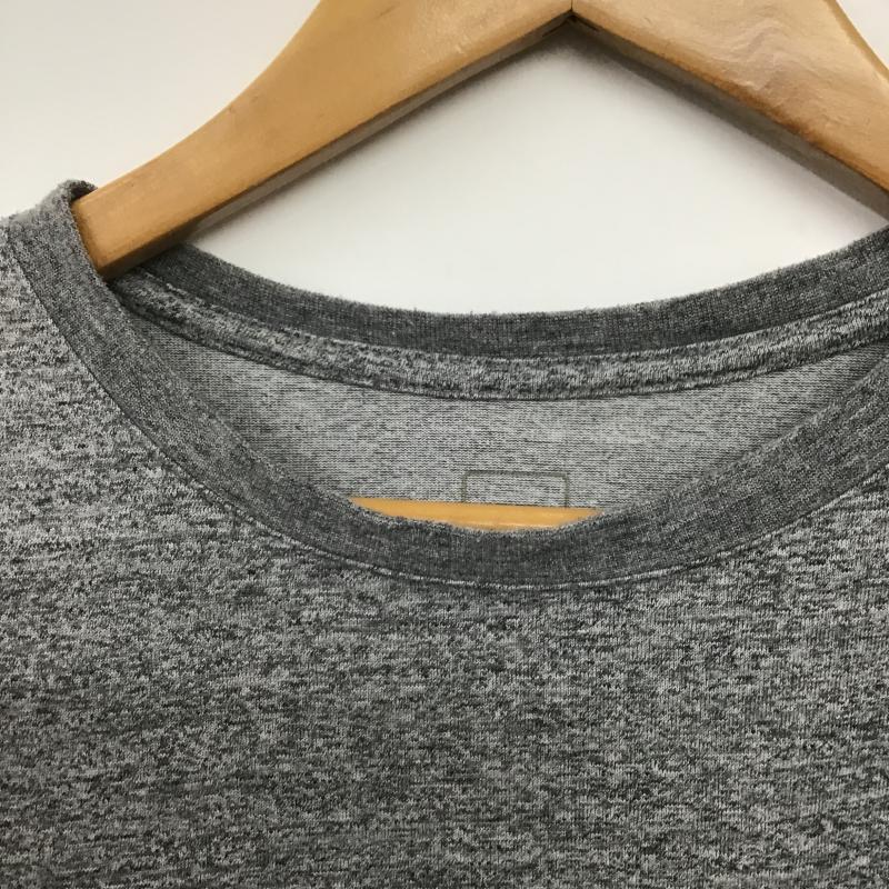 ザノースフェイス THE NORTH FACE Tシャツ 半袖 半袖カットソー プリントTシャツ クルーネックカットソー L ロゴ、文字 灰 / グレー / gray メンズ USED 古着 中古 10161331