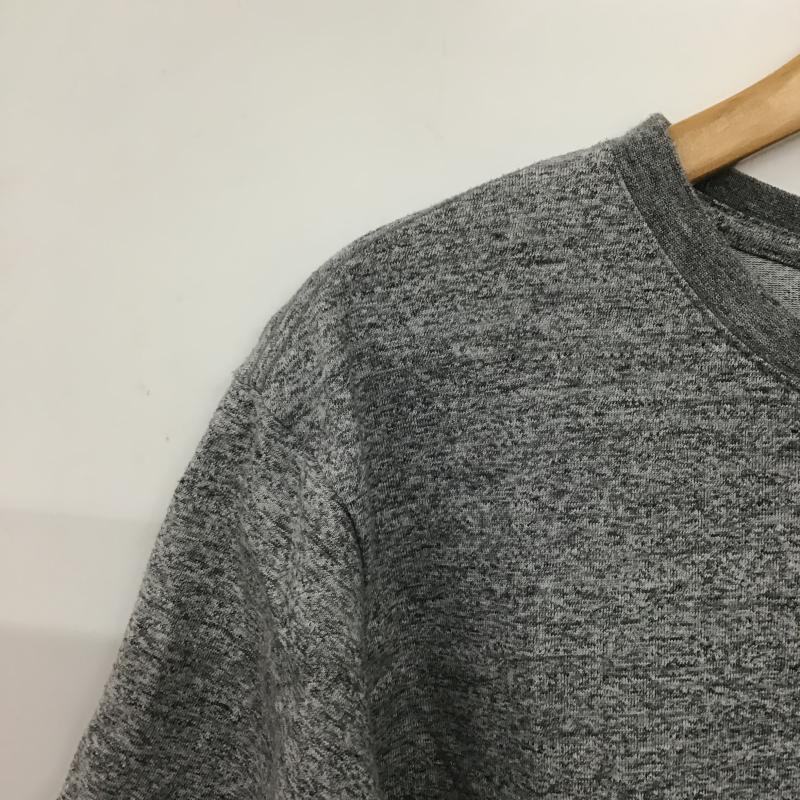 ザノースフェイス THE NORTH FACE Tシャツ 半袖 半袖カットソー プリントTシャツ クルーネックカットソー L ロゴ、文字 灰 / グレー / gray メンズ USED 古着 中古 10161331
