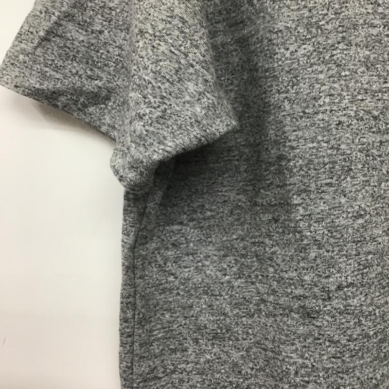 ザノースフェイス THE NORTH FACE Tシャツ 半袖 半袖カットソー プリントTシャツ クルーネックカットソー L ロゴ、文字 灰 / グレー / gray メンズ USED 古着 中古 10161331