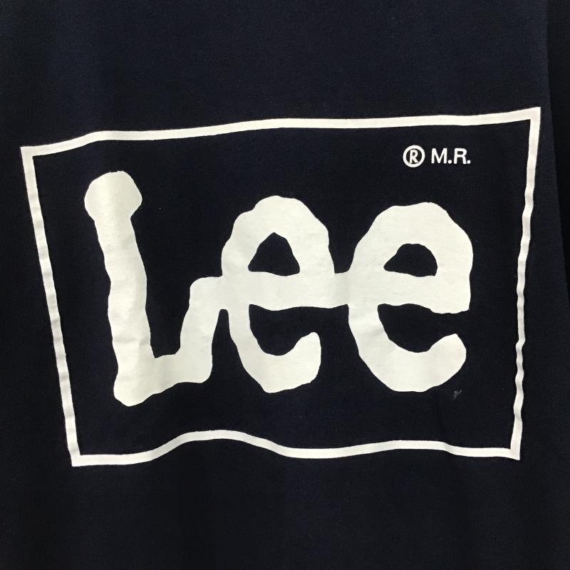 リー Lee Tシャツ 半袖 半袖カットソー プリントTシャツ クルーネックカットソー L ロゴ、文字 紺 / ネイビー / navy メンズ USED 古着 中古 10161335
