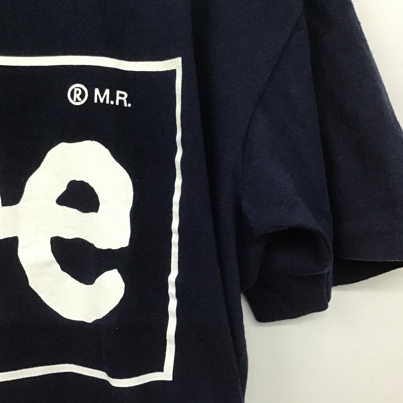 リー Lee Tシャツ 半袖 半袖カットソー プリントTシャツ クルーネックカットソー L ロゴ、文字 紺 / ネイビー / navy メンズ USED 古着 中古 10161335