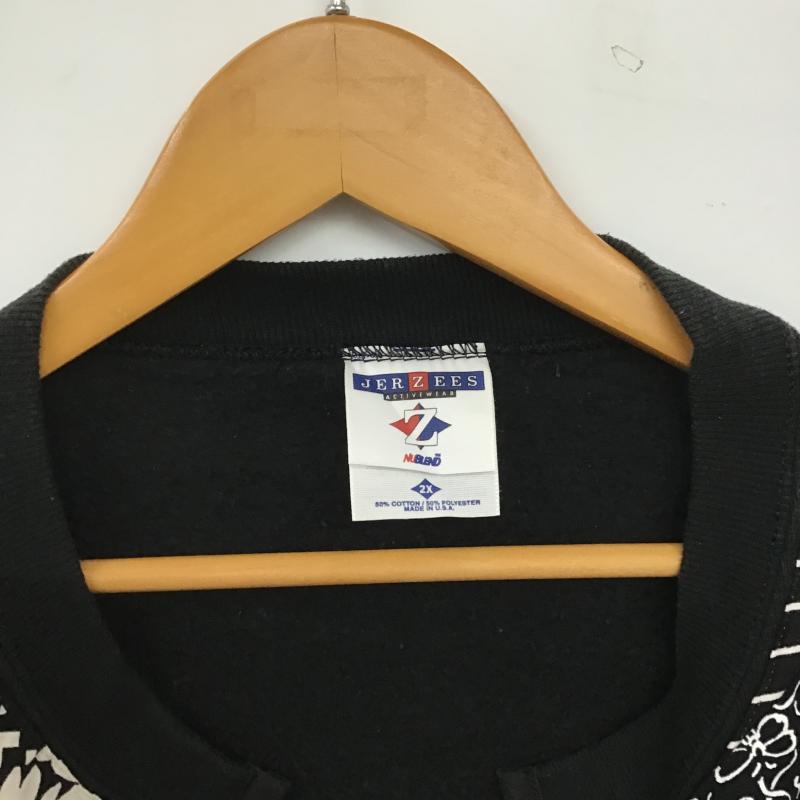 ジャージーズ JERZEES カーディガン 長袖 長袖カーディガン スウェットカーディガン  黒 / ブラック / black メンズ USED 古着 中古 10161336