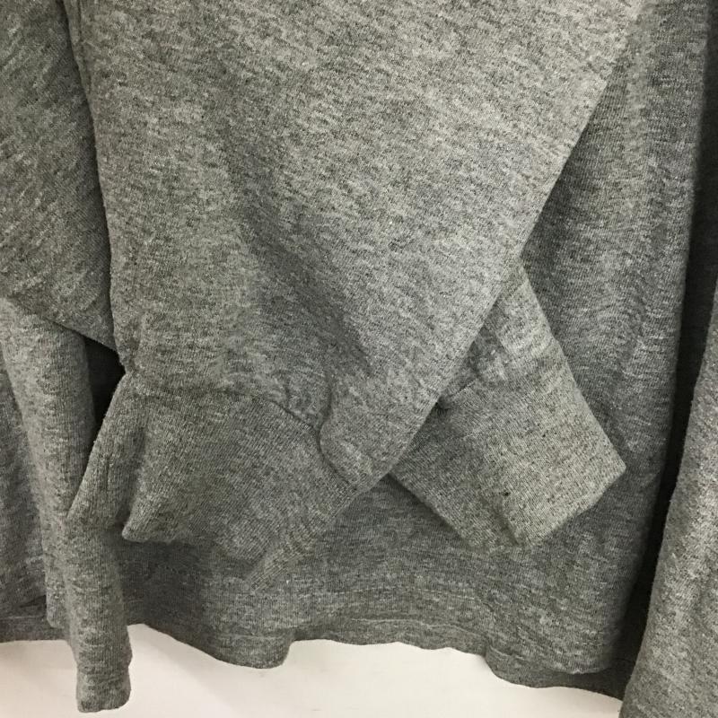 ジャージーズ JERZEES カットソー 長袖 長袖カットソー プリントカットソー クルーネック XL ロゴ、文字 灰 / グレー / gray メンズ USED 古着 中古 10161340