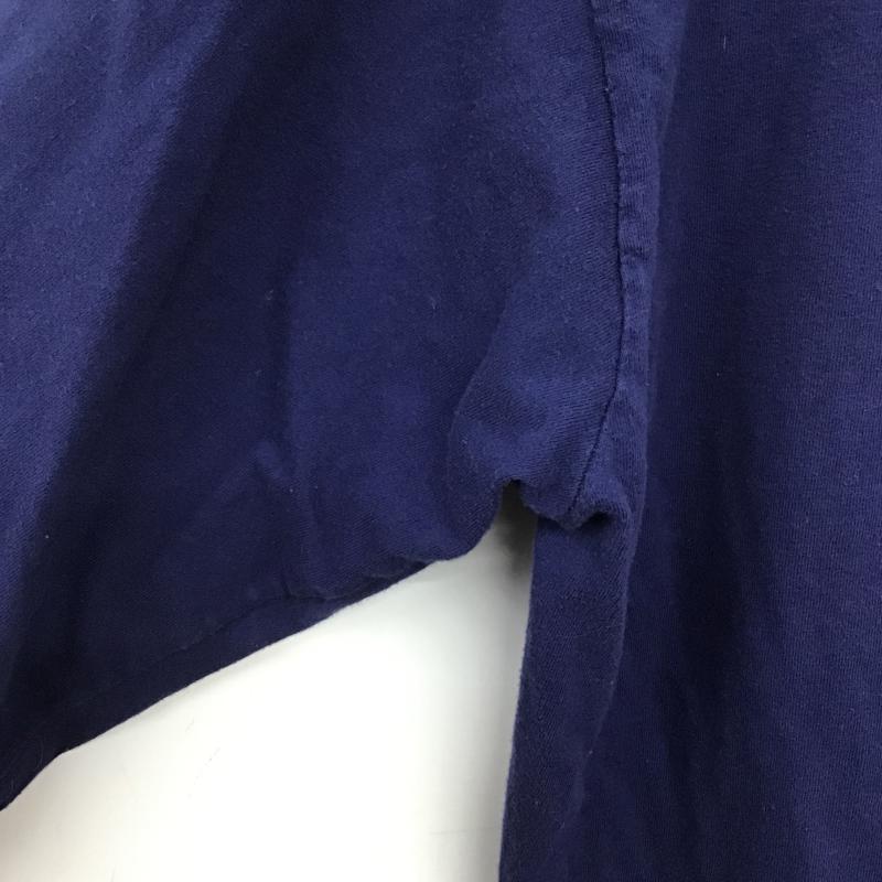 古着 USED Tシャツ 長袖 長袖カットソー プリントカットソー クルーネック L プリント 紺 / ネイビー / navy メンズ USED 古着 中古 10161341
