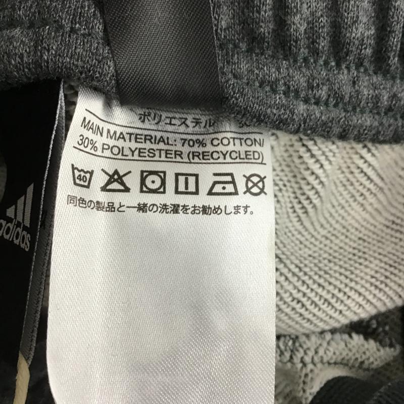 アディダス adidas パンツ ショートパンツ ショートパンツ ハーフパンツ カジュアルパンツ M ロゴ、文字 ダークグレー / ダークグレー / メンズ USED 古着 中古 10161344