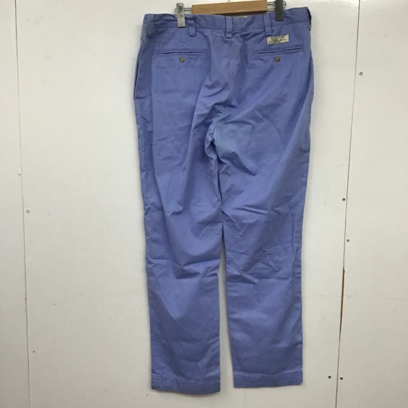 ラルフローレン RALPHLAUREN パンツ チノパン チノパン ワイドパンツ カジュアルパンツ 36インチ 無地 水色 / ライトブルー / メンズ USED 古着 中古 10161345