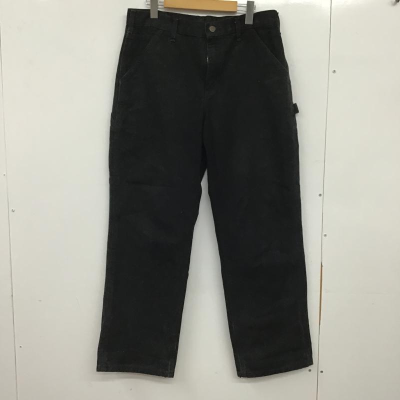 カーハート Carhartt パンツ デニム、ジーンズ デニムパンツ ワークパンツ 32インチ 無地 黒 / ブラック / black メンズ USED 古着 中古 10161346