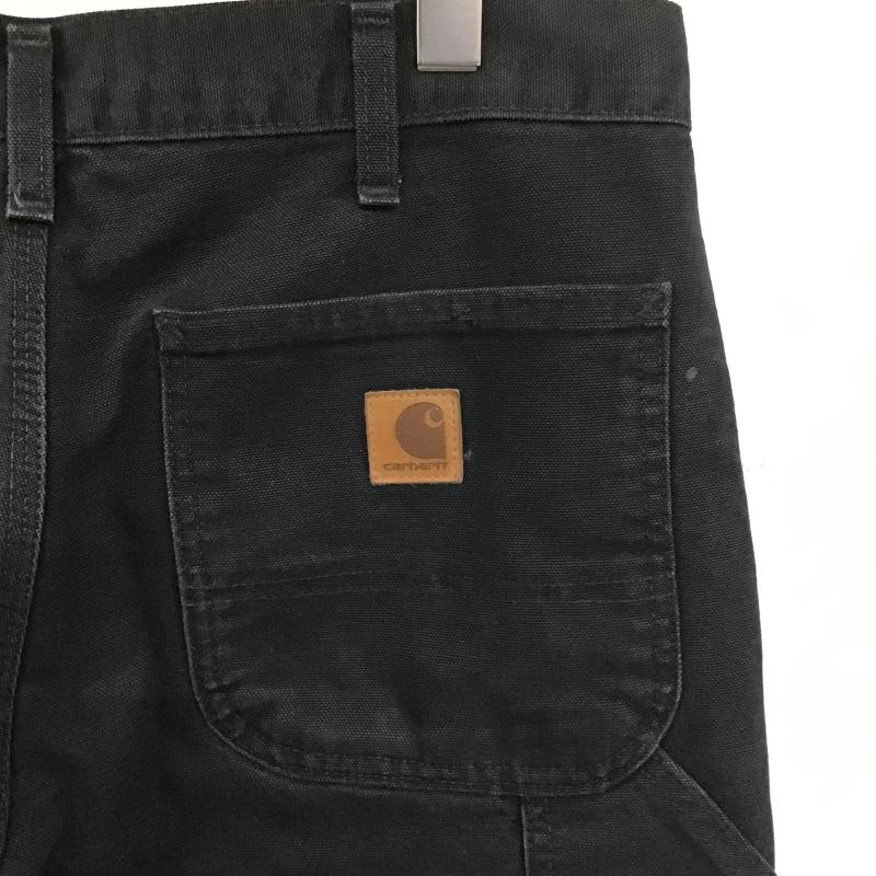 カーハート Carhartt パンツ デニム、ジーンズ デニムパンツ ワークパンツ 32インチ 無地 黒 / ブラック / black メンズ USED 古着 中古 10161346