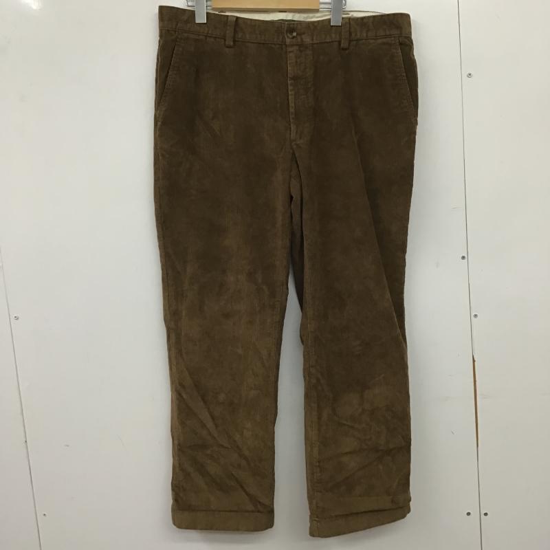 エルエルビーン L.L.Bean パンツ ワークパンツ、ペインターパンツ ワイドパンツ コーデュロイパンツ カジュアルパンツ 36 無地 茶 / ブラウン / brown メンズ USED 古着 中古 10161348