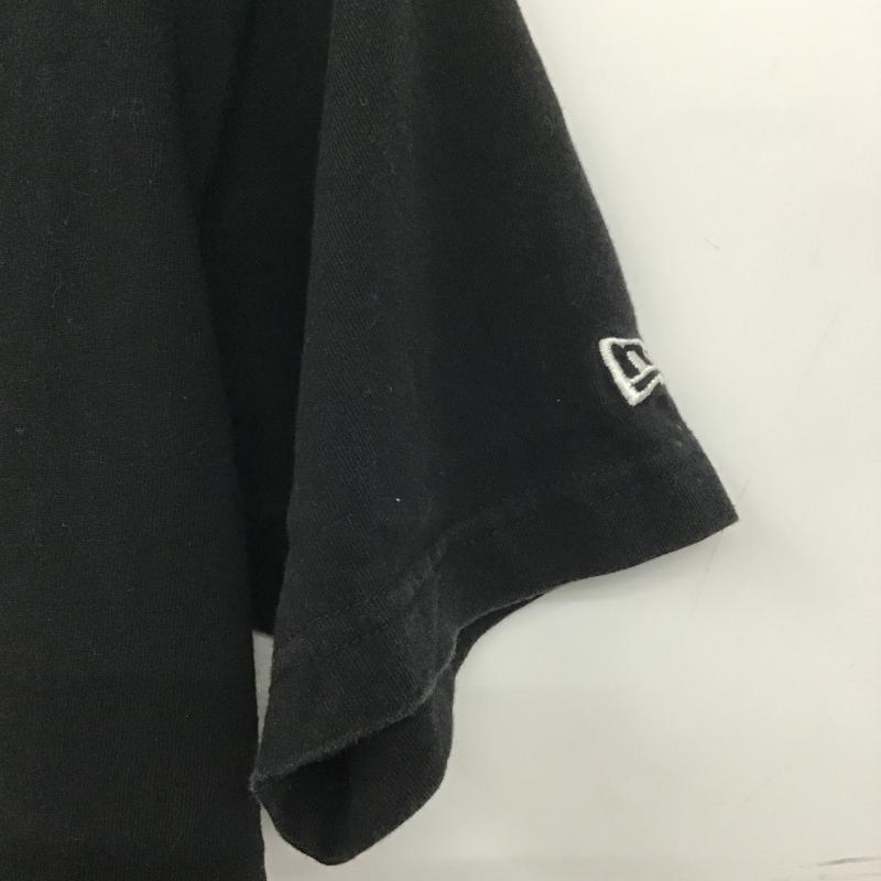 ニューエラ NEW ERA Tシャツ 半袖 半袖カットソー プリントTシャツ クルーネックカットソー M ロゴ、文字 黒 / ブラック / black メンズ USED 古着 中古 10161351